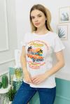 154648 B Yaka Baskili Tshirt